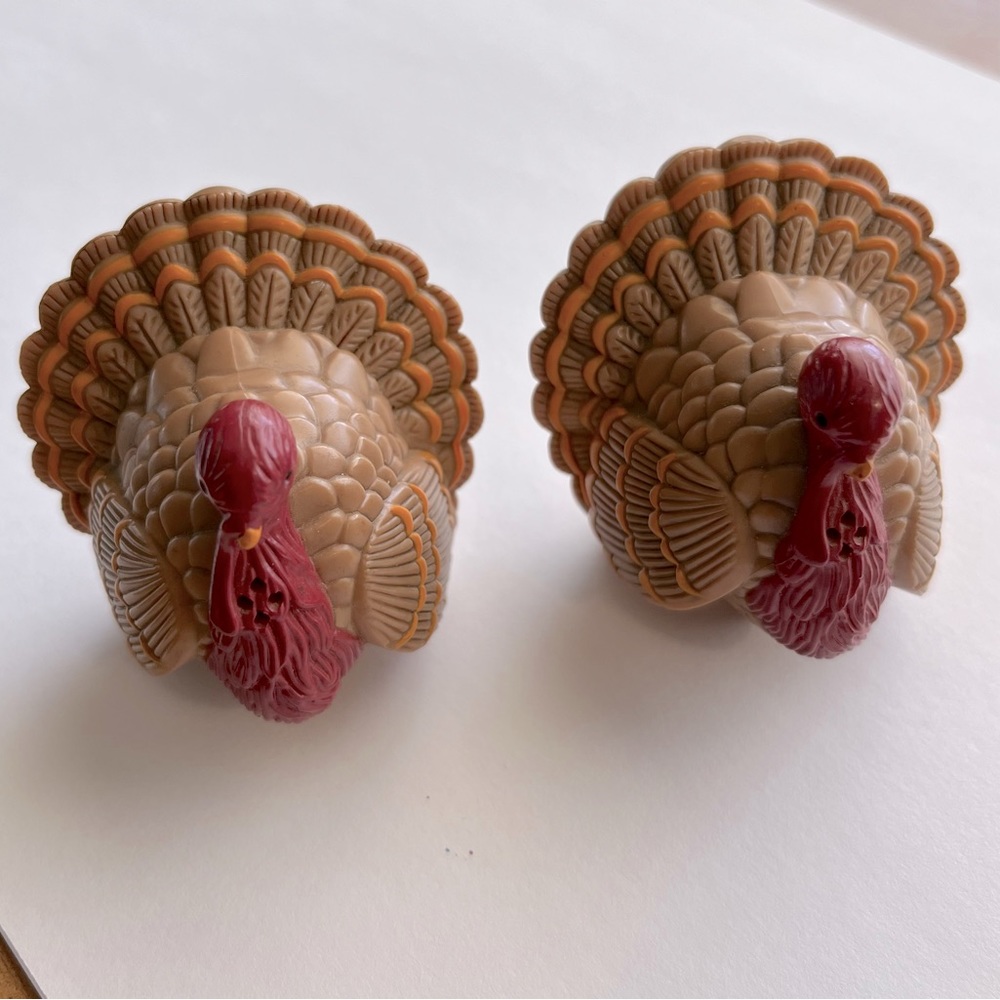 Vintage Turkey Salt and Pepper Shakers